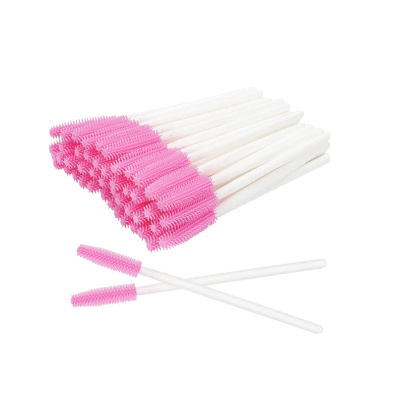 BD Silicone Mascara Applicators 50 pcs (Pink/White)*