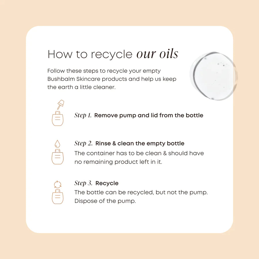 Bushbalm Nude Post Hair Removal Treatment Oil - Backbar (200 ml)