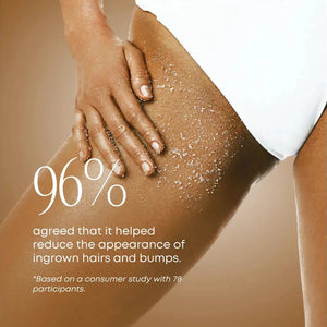 Bushbalm Vanilla Coconut Ingrown Hair Exfoliating Scrub (8 oz)