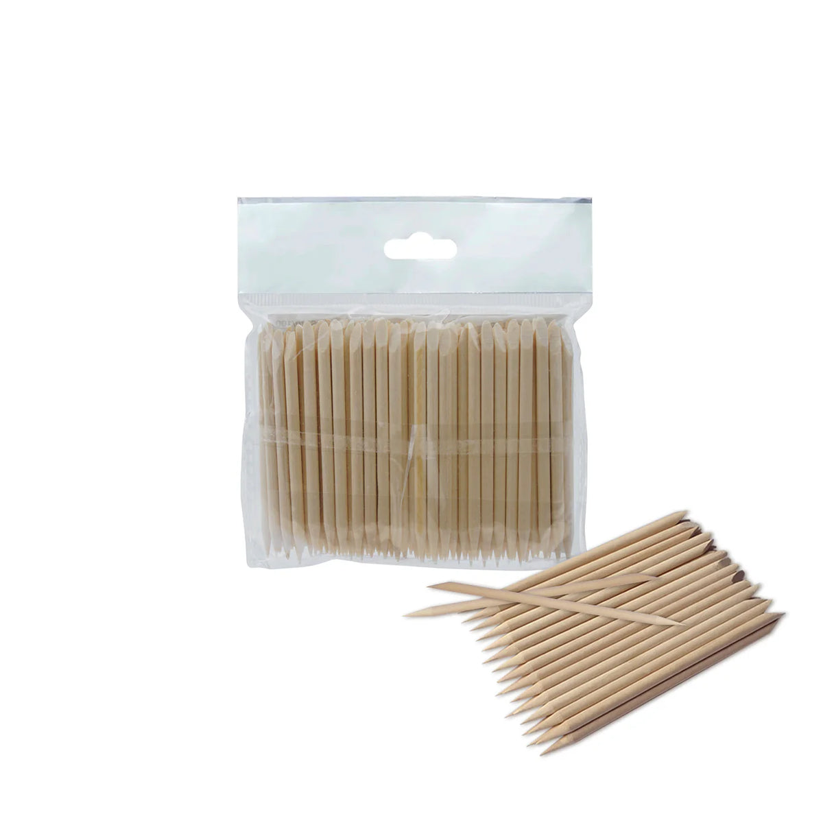 Staleks X-Small Orange Wood Sticks - (100 pcs)