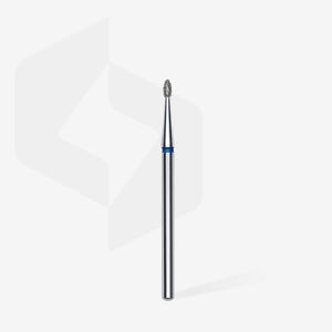 Staleks Pro Diamond Drill Bit - Blue Rounded Bud 1.6/3.4 mm (Medium)