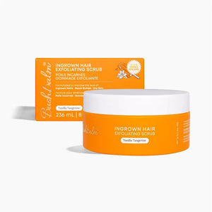 Bushbalm Vanilla Tangerine Exfoliating Scrub Ingrown Hair (8oz/236ml) - FORMERLY SWEET ESCAPE