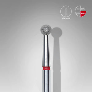 Staleks Pro Diamond Drill Bit - Red Ball 3.5 mm (Fine)