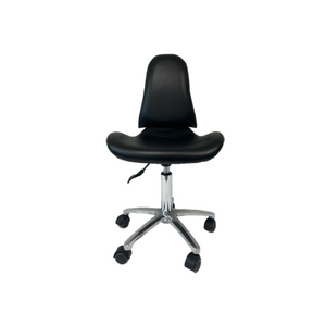 Crown Hydraulic Chair - Contoured w/ High Backrest (Black)