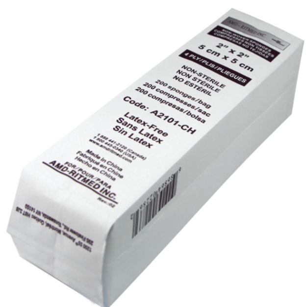 AMD Non-Woven Wipes 200 pcs (2&quot;x2&quot;)