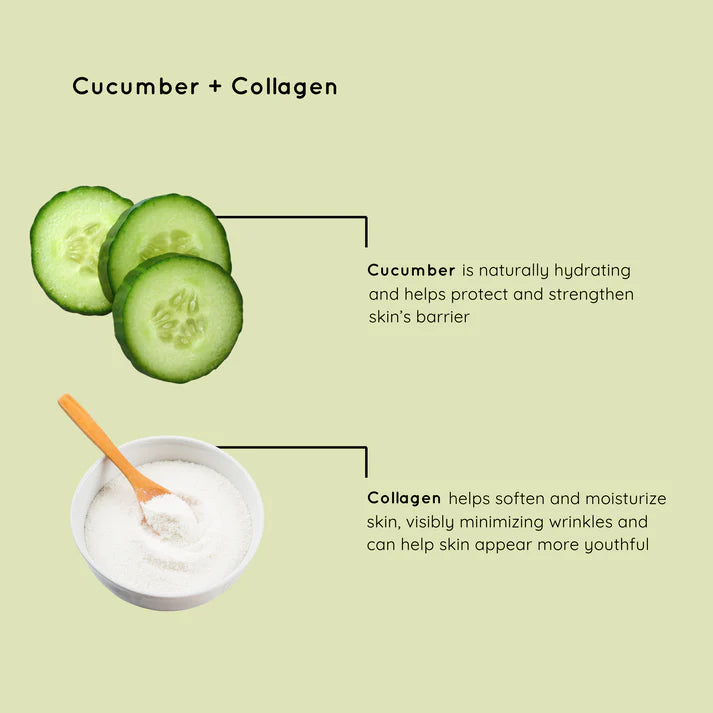 BCL Cucumber + Collagen Makeup Removing Cleansing Wipes (60 pcs)