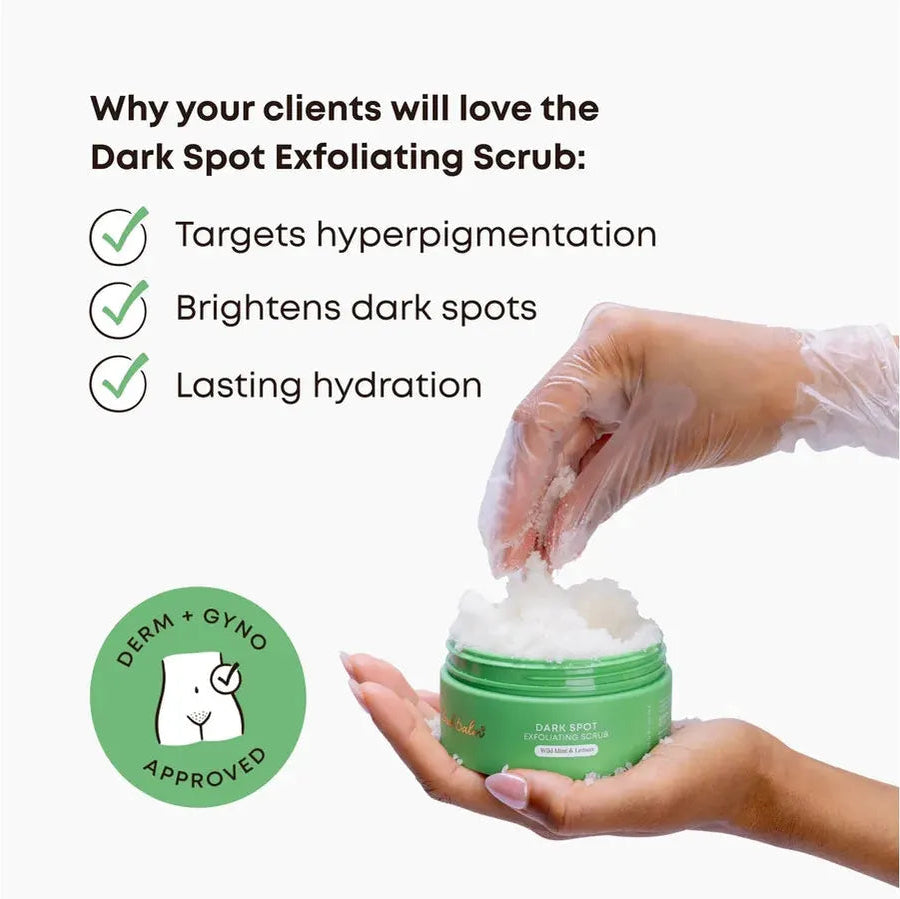 Bushbalm Wild Mint & Lemon Dark Spot Exfoliating Scrub (8 oz)