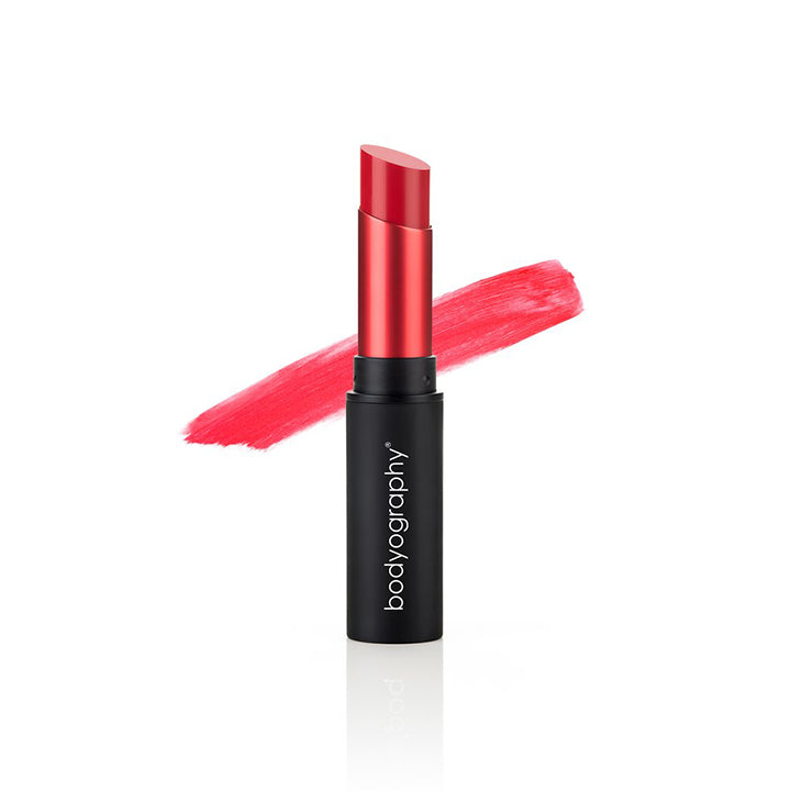 Bodyography Fabric Texture Lipstick (Flannel - Poppy Red) - SAVE 20%*