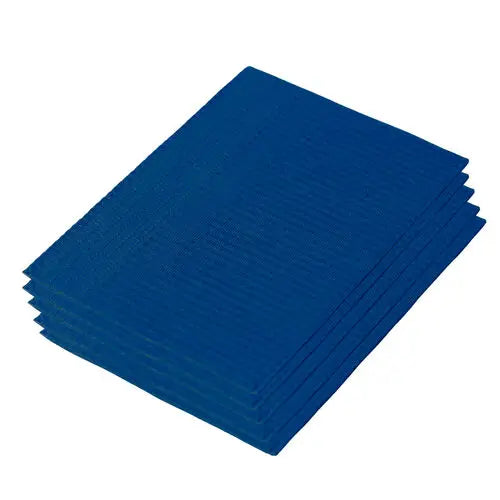 Silk B Dental Bibs - Dark Blue (125 pcs)