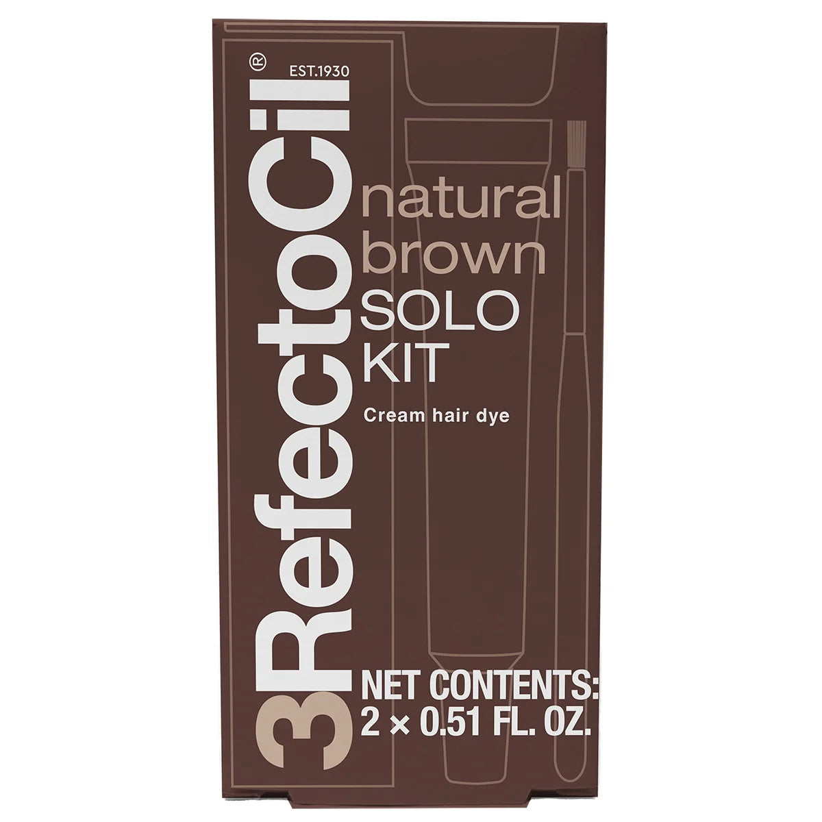 RefectoCil Solo Kit (Natural Brown)