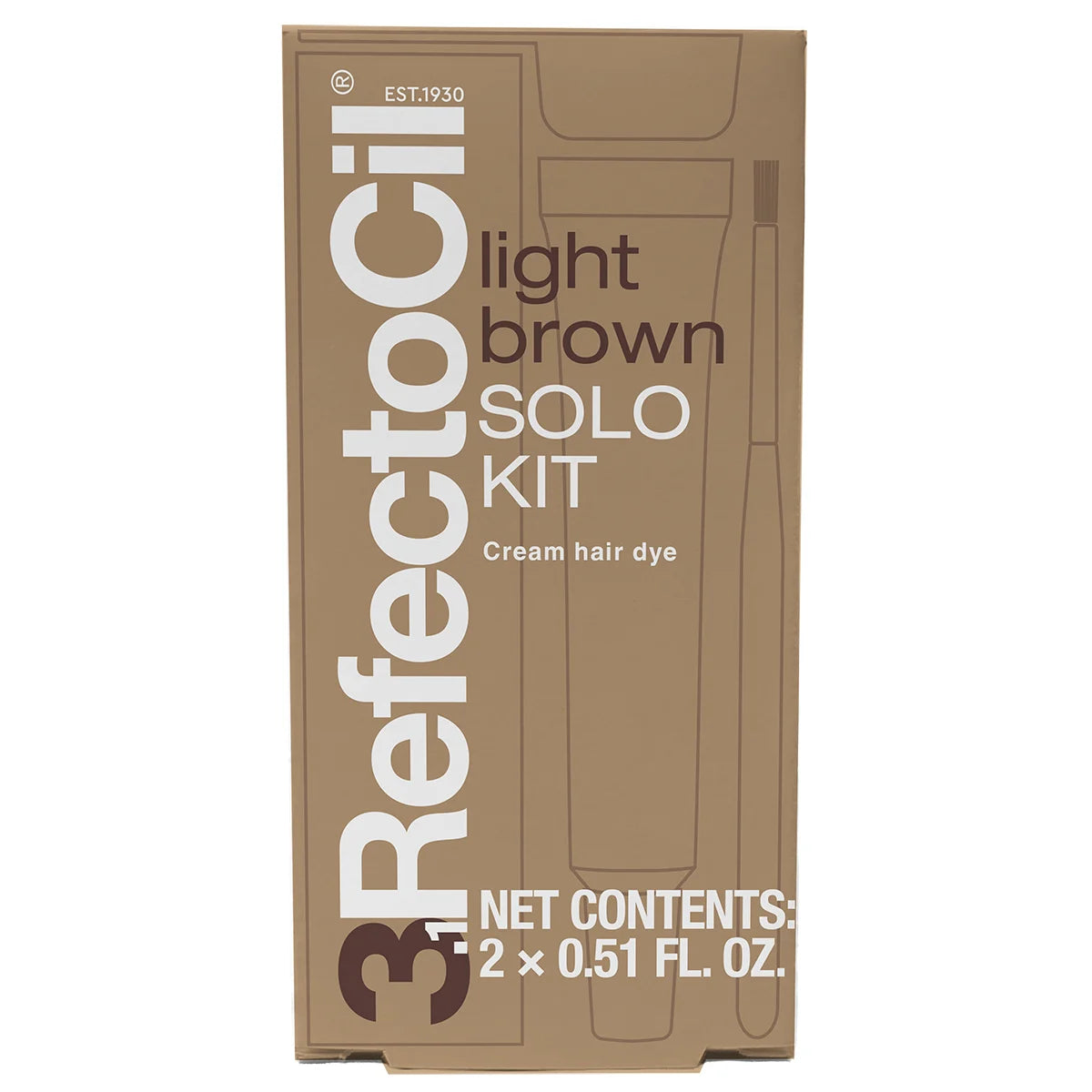 RefectoCil Solo Kit (Light Brown)