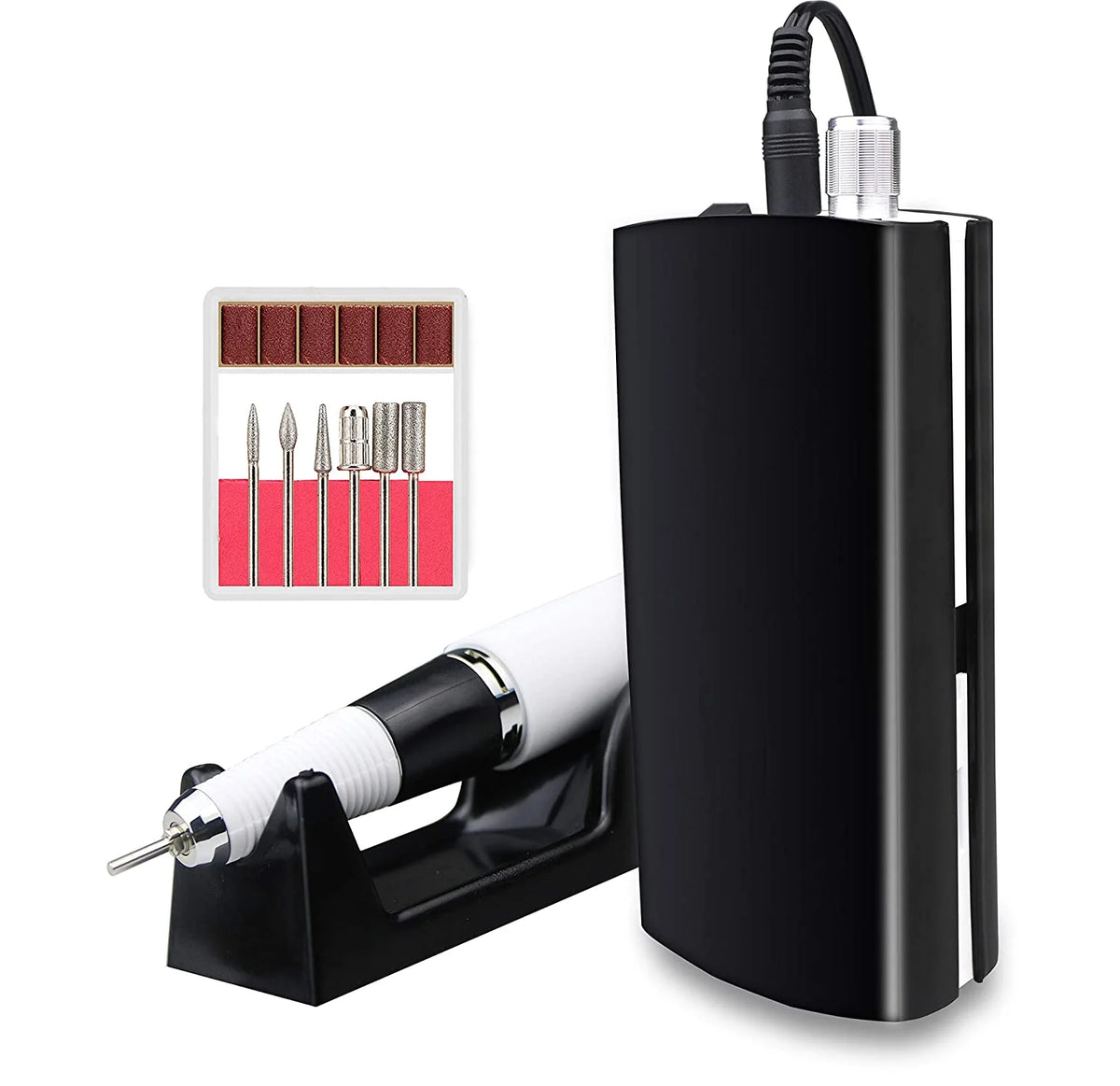 Professional Cordless E-File - Black (30,000 RPM 100V)