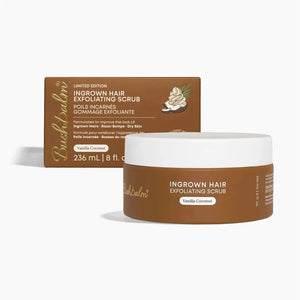 Bushbalm Vanilla Coconut Ingrown Hair Exfoliating Scrub (8 oz)