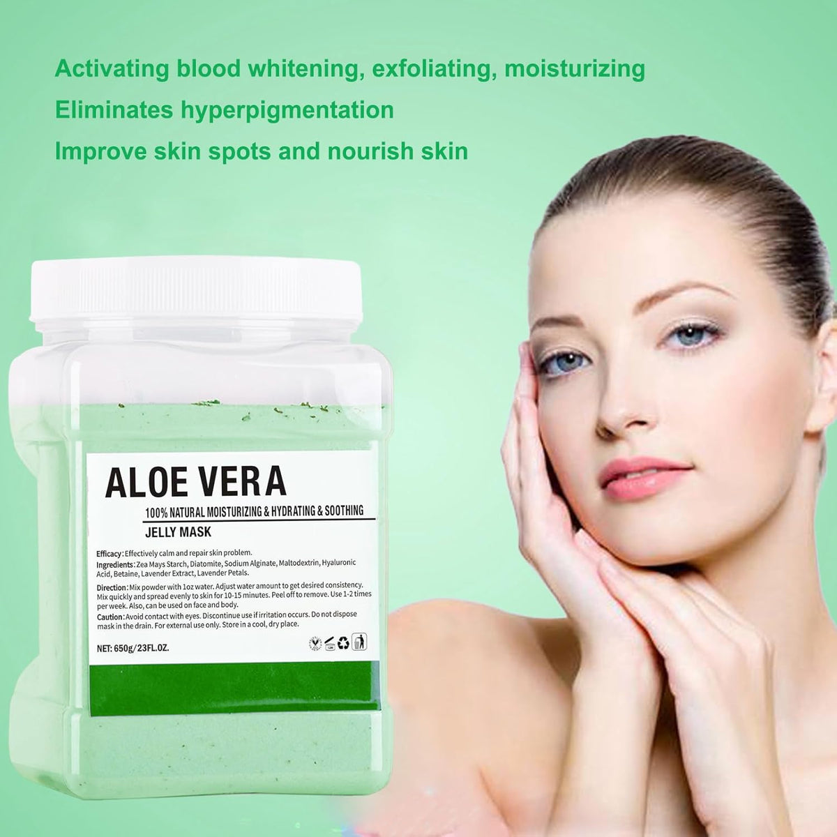 GD Jelly Powder Mask 650 g (Barbados Aloe)
