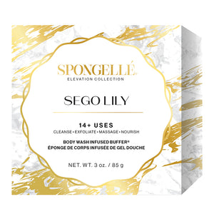 Spongellé Body Wash Infused Buffer - Elevation Collection (Sego Lily)