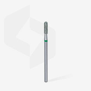 Staleks Pro Diamond Drill Bit - Green Rounded Cylinder 2.3/8 mm (Coarse)