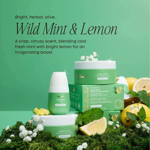Bushbalm Wild Mint & Lemon Dark Spot Exfoliating Scrub (8 oz)