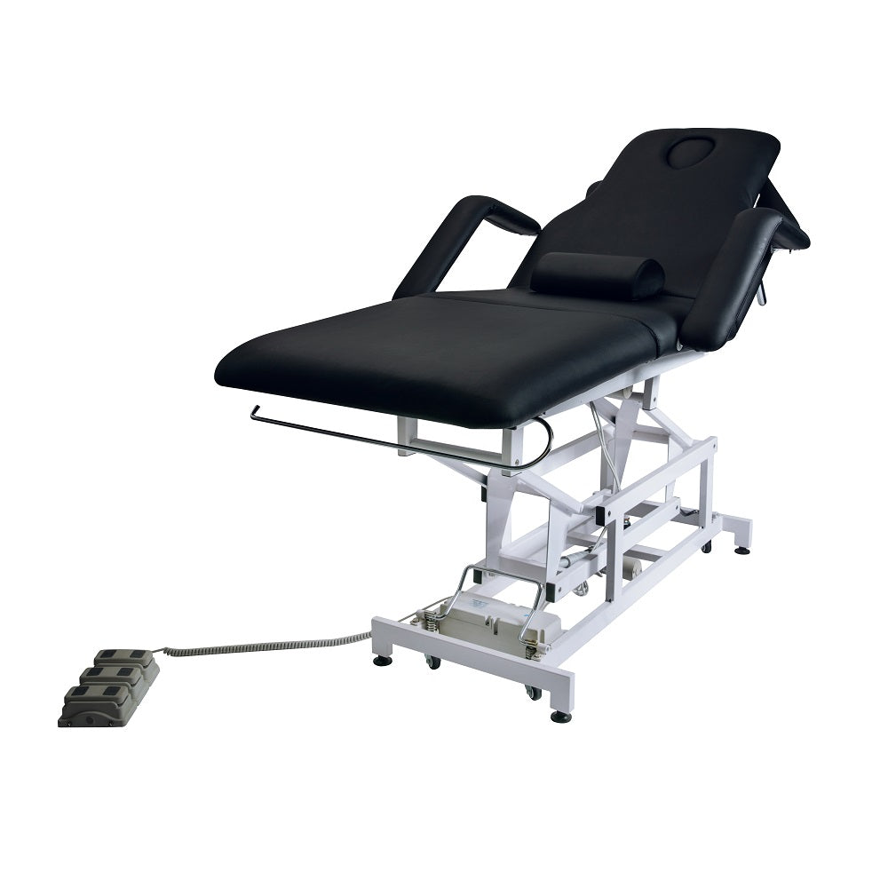 Crown Deluxe Electric Facial Bed - 3 Motors (Black)