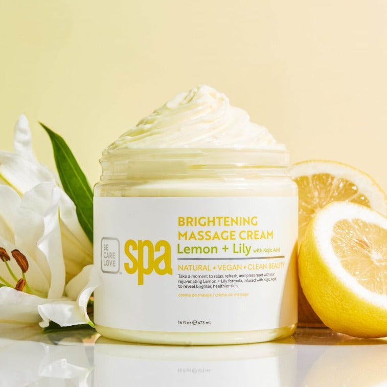 BCL Lemon + Lily Massage Cream (16 oz)