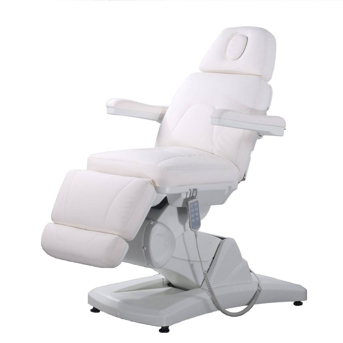 Crown Electric Facial Chair - 4 Motors (White)