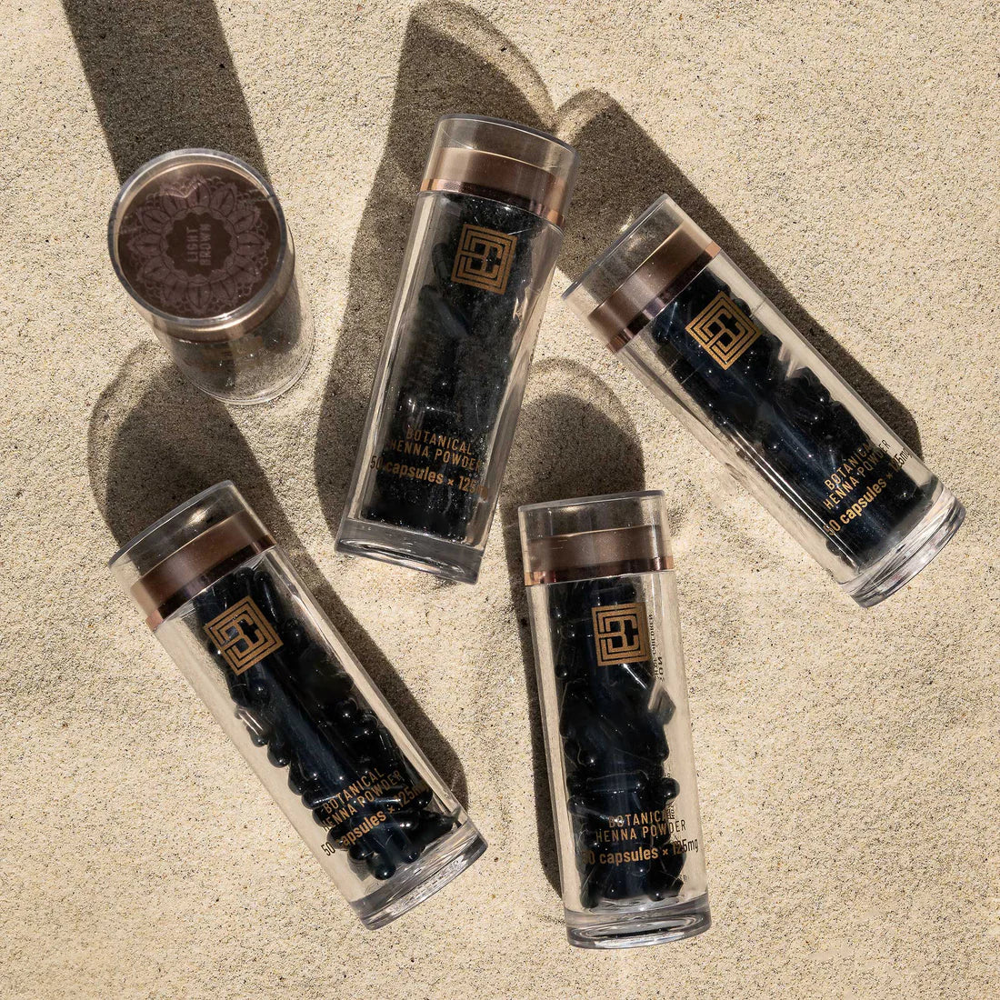 Brow Code Henna (Medium Brown) - 125mg x 50 Capsules