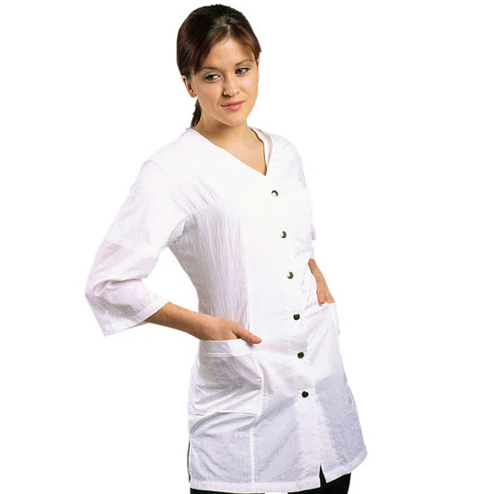 JMT Beauty The Chloe Esthetician Jacket - White (X-Small) - SAVE 20%*