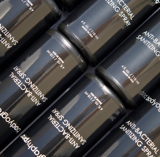 BodyographyPRO Anti-Bacterial Sanitizing Spray (4 oz) - SAVE 20%*