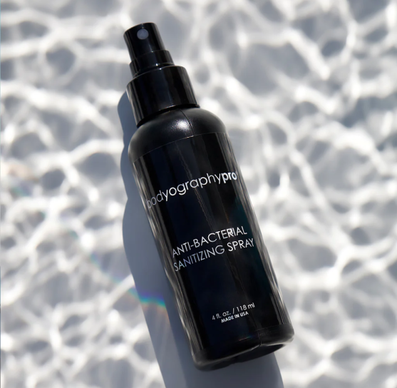 BodyographyPRO Anti-Bacterial Sanitizing Spray (4 oz) - SAVE 20%*