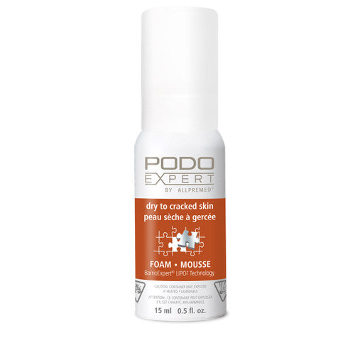PodoExpert Mousse pour peau sèche et craquelée avec échantillon de parfum apaisant (15 ml)
