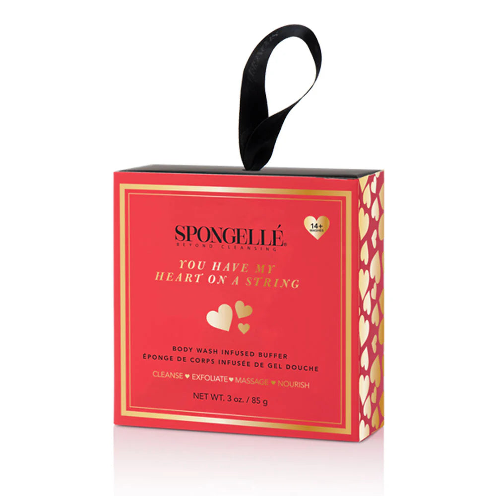 Spongellé Body Wash Infused Buffer - Heart On A String (Camelia Rose)*