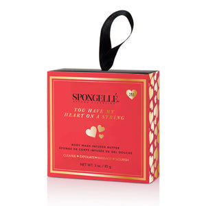 Spongellé Body Wash Infused Buffer - Heart On A String (Camelia Rose)