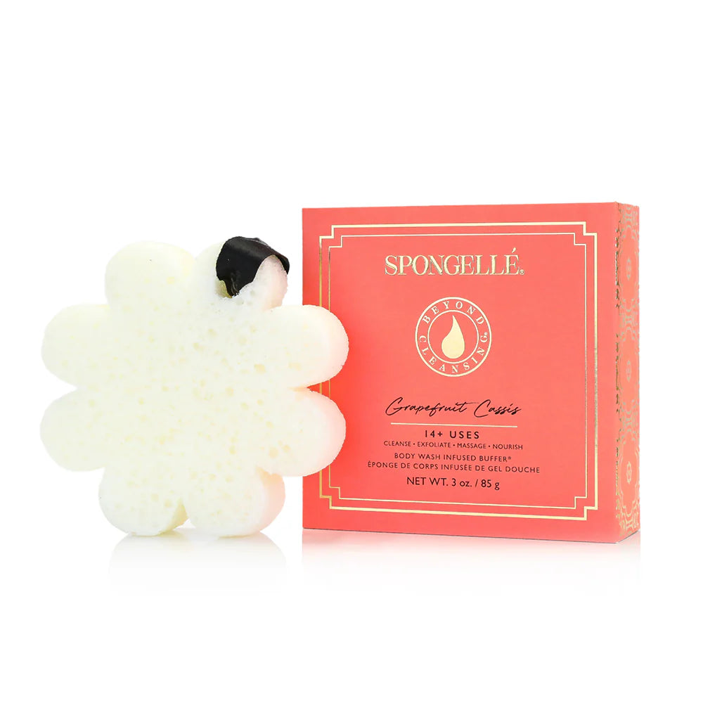 Spongellé Body Wash Infused Buffer - Boxed Flower (Grapefruit Cassis)*
