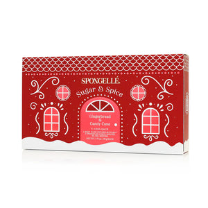 Spongellé Holiday Sugar & Spice Gift Set (Gingerbread & Candy Cane)