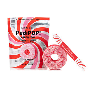 Spongellé Pedi Pop Buffer & Nail File (Candy Cane)