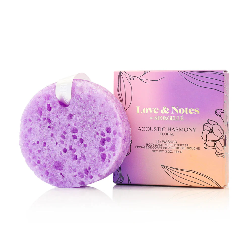 Spongellé Body Wash Infused Buffer - Love &amp; Notes (Acoustic Harmony - Coconut)*