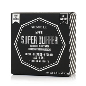 Spongellé Men's Super Buffer w/ Scrubber (Verbena Absolute)