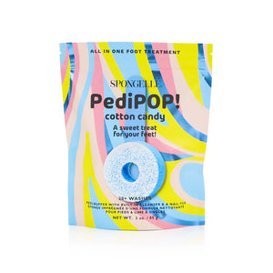 Spongellé Pedi Pop Buffer & Nail File (Cotton Candy)