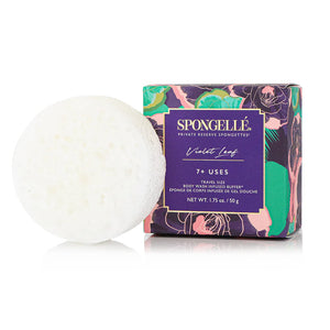 Spongellé Body Wash Infused Buffer - Spongette Mini (Violet Leaf)