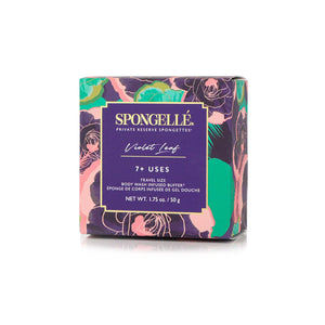 Spongellé Body Wash Infused Buffer - Spongette Mini (Violet Leaf)