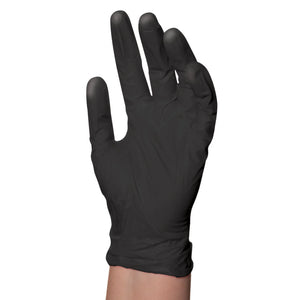 BaBylissPRO Disposable Black Nitrile Gloves 100 pcs (Small)