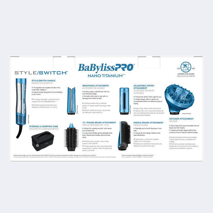 BaBylissPRO Style/Switch Ionic Multi-Styler &amp; Dryer
