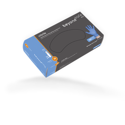 Beyond Safe Blue Nitrile Gloves 100 pcs (XL)*