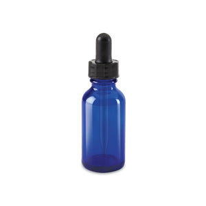 BD Blue Glass Dropper Bottle (1 oz)