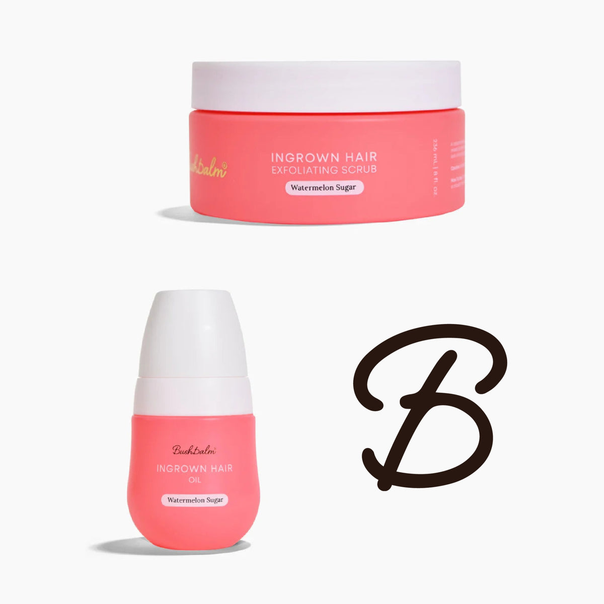 Bushbalm Ingrown Hair Care Holiday Set (Watermelon Sugar)