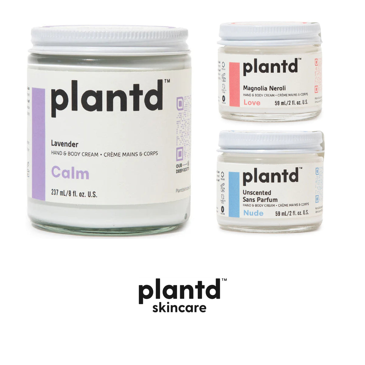 Plantd Tranquility Holiday Body Moisturizer Set