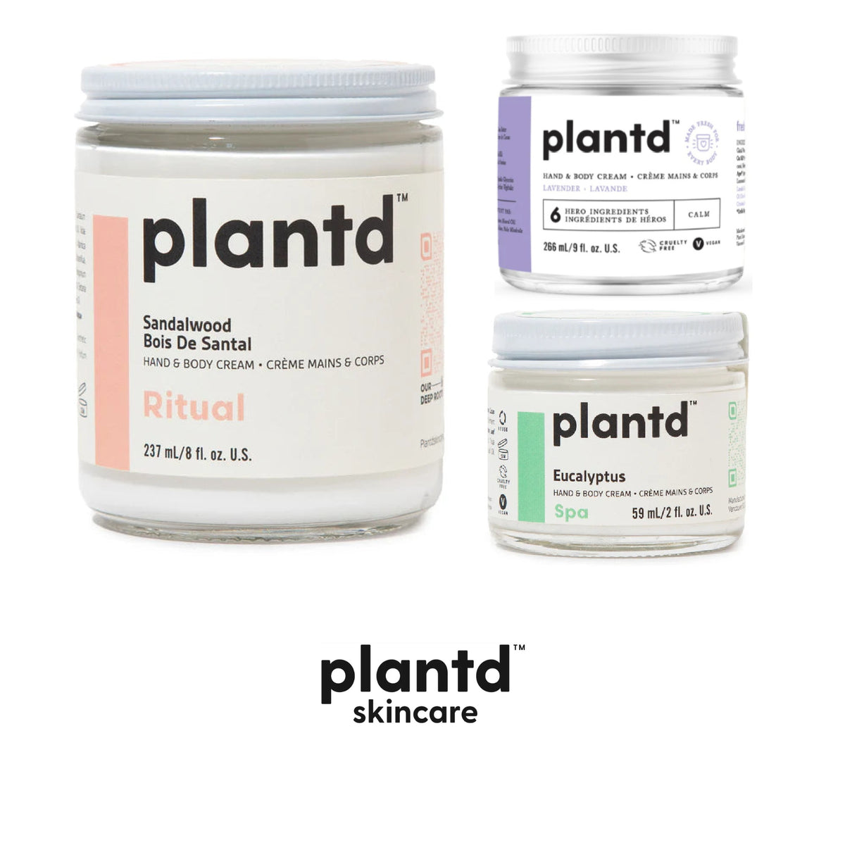 Plantd Aromatherapy Holiday Body Moisturizer Set