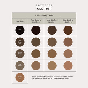 Brow Code Gel Based Tint 15 ml (Light Brown)