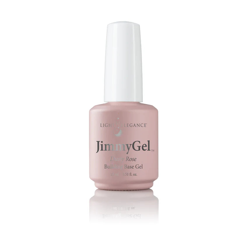Light Elegance JimmyGel Soak-Off Building Base 15 ml (Dusty Rose)