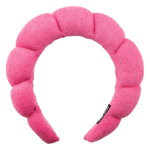 Cala Spa Headband & Wristband Set (Hot Pink)