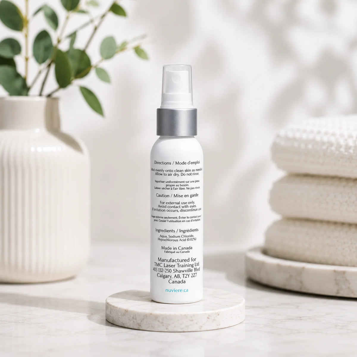 Nuviere CalmMist - Hypochlorous Acid Skincare Spray (2 oz)